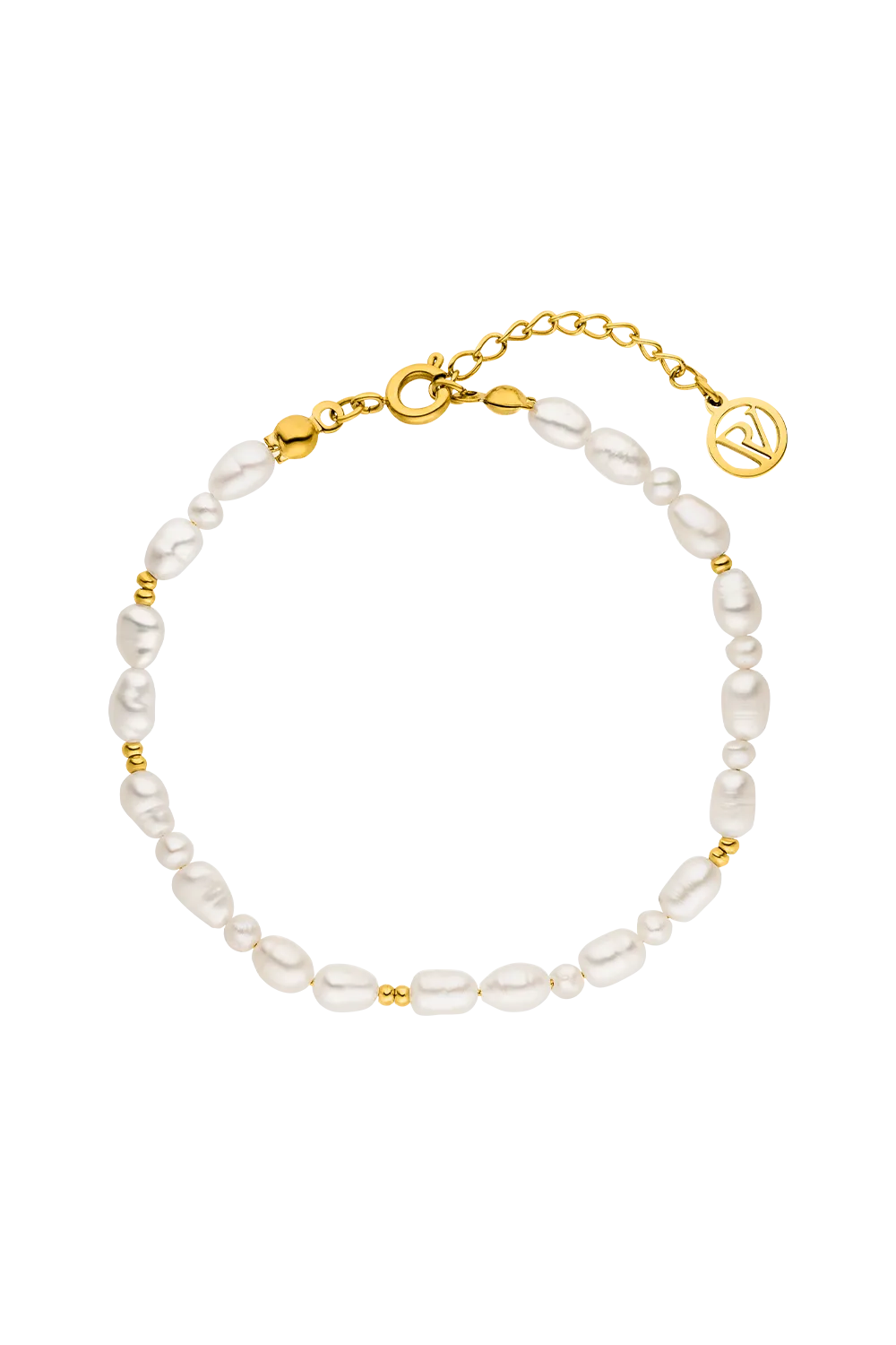 Amalfi Pearl Bracelet 14K Gold Plated