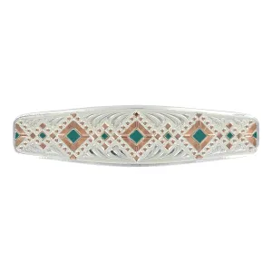 Montana Silversmiths Brand Two Tone Southwestern Beats Barrette