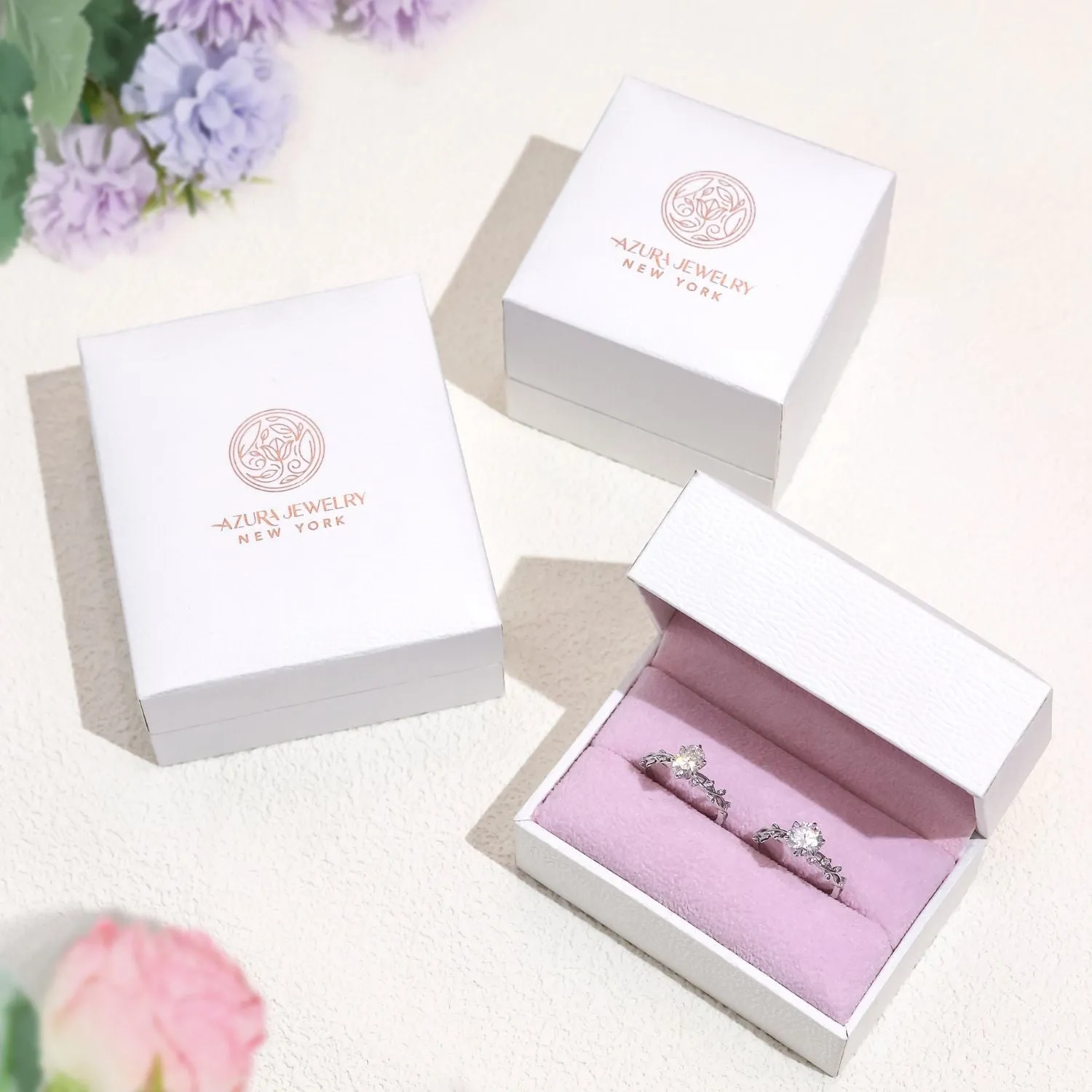Rosy Heart Mozambique Garnet Ring and Necklace Set