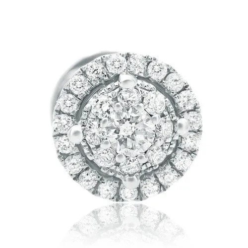 Round Halo Studs