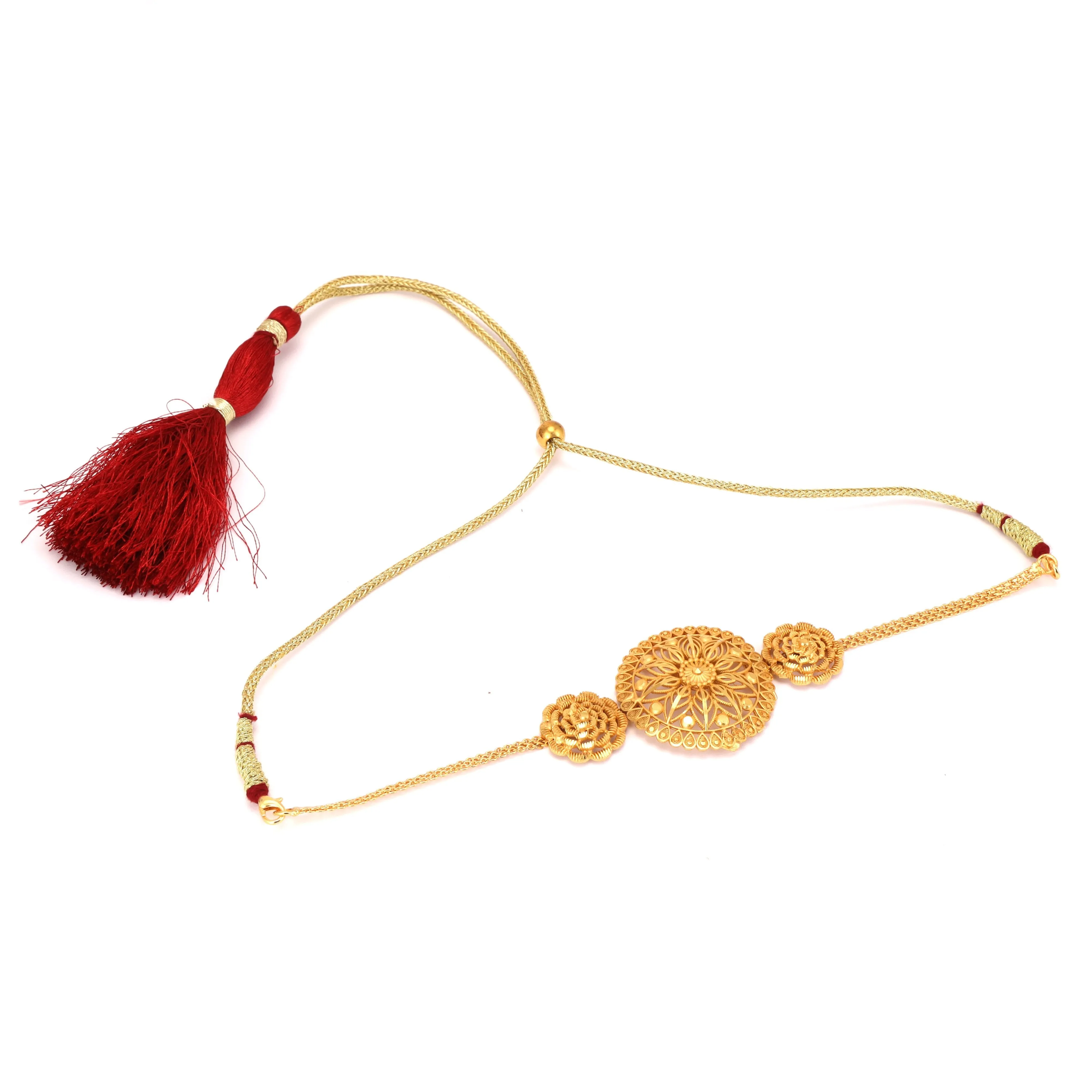 Trichakra Kanthi With Small Studs